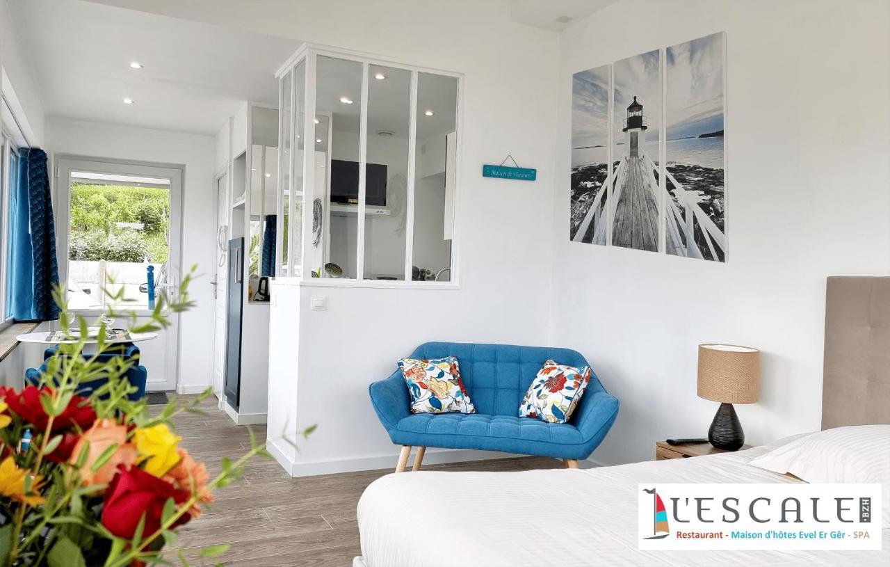 L'Escale Evel Er Ger Bed and Breakfast Locquirec Buitenkant foto